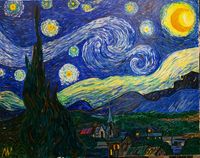 Starry Night naar Van Gogh